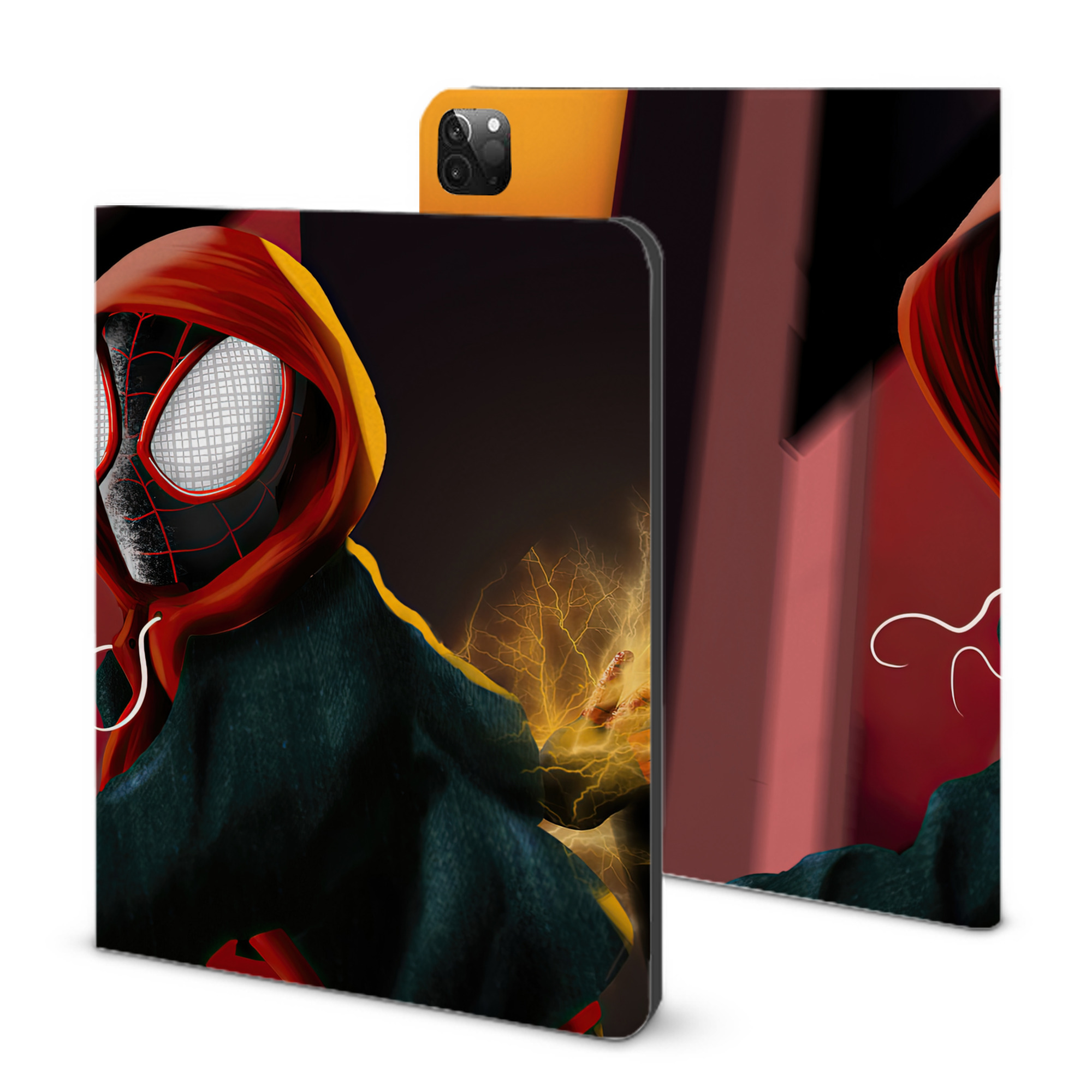 （画像用） Spider Man スパイダーマン IPadケース ペンホルダー付き ブックスタイルデザイン